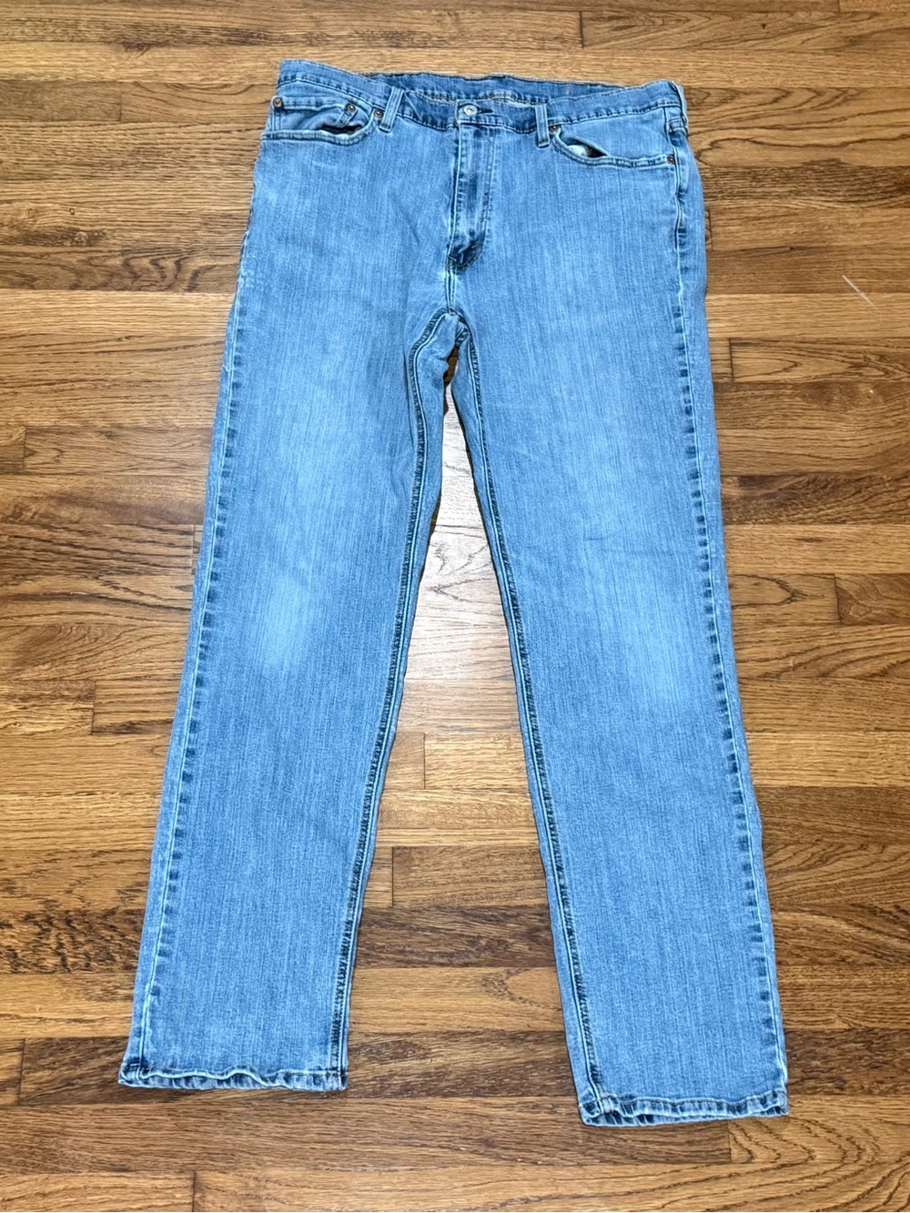 Levi’s 541 Men’s Jeans 38x36 Athletic Taper Stretch Blue Denim Light Wash